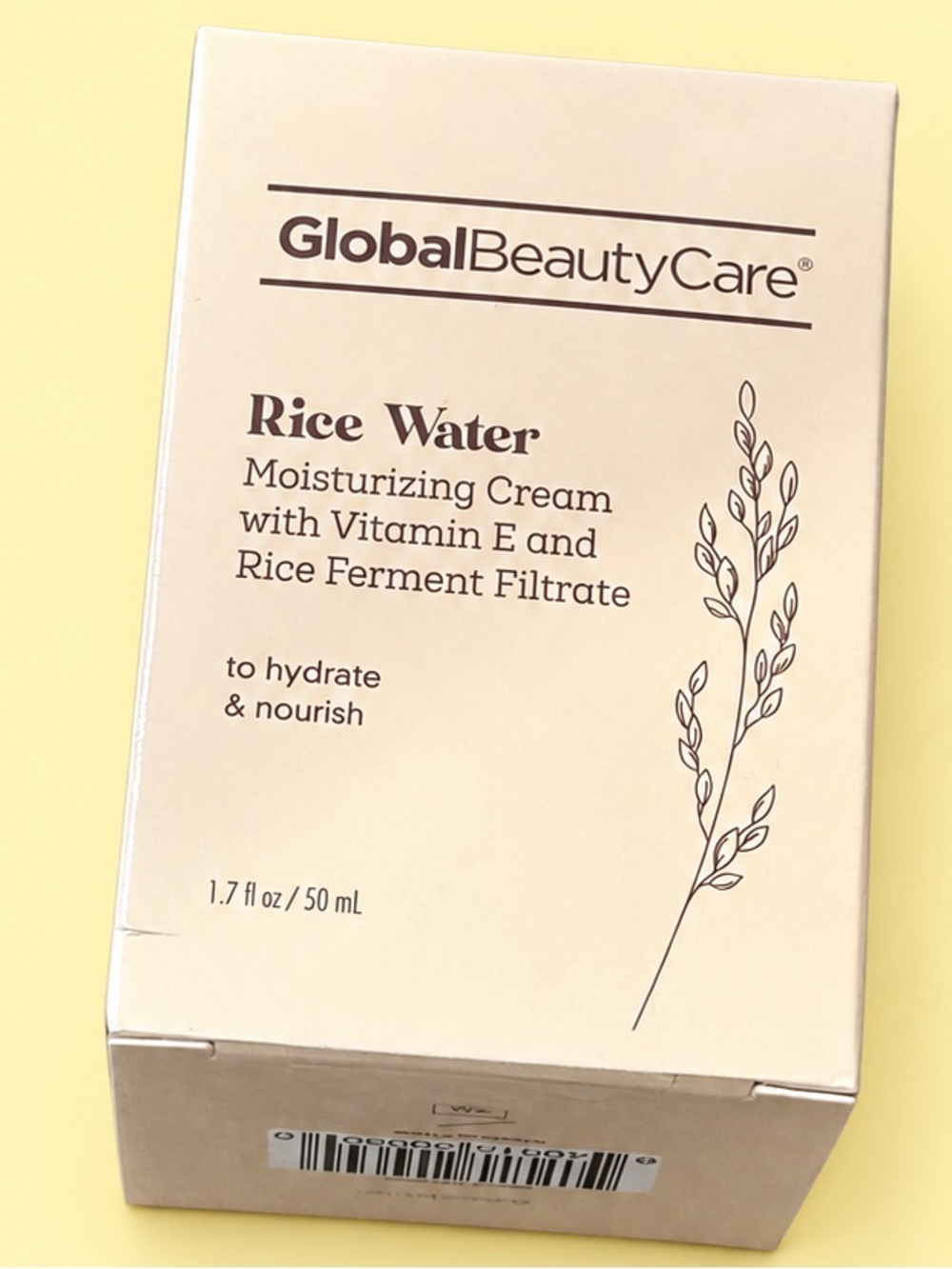 Global Beauty Care Rice Water Moisturizing Cream
